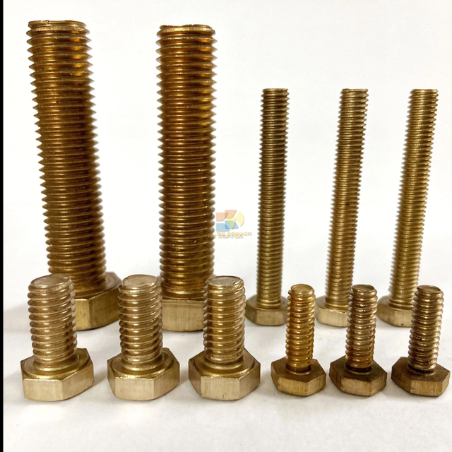 Silicon Bronze External Hex Bolts for Marine Fasteners