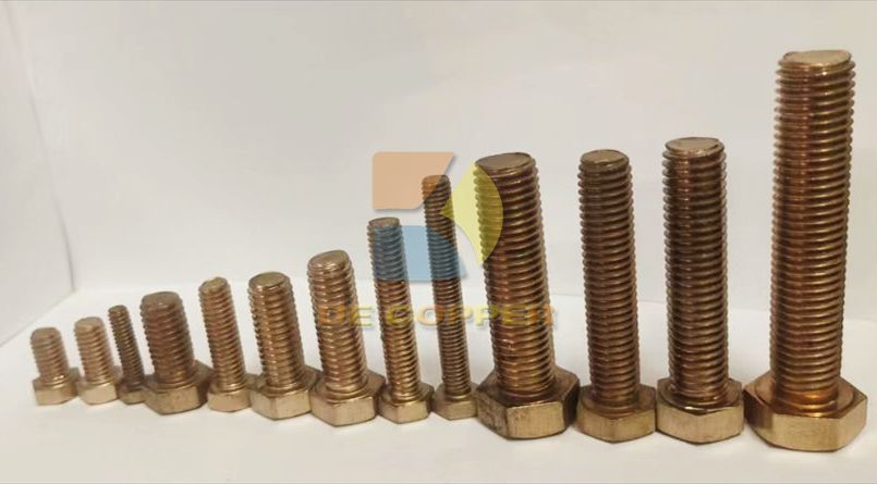Silicon Bronze External Hex Bolts for Marine Fasteners